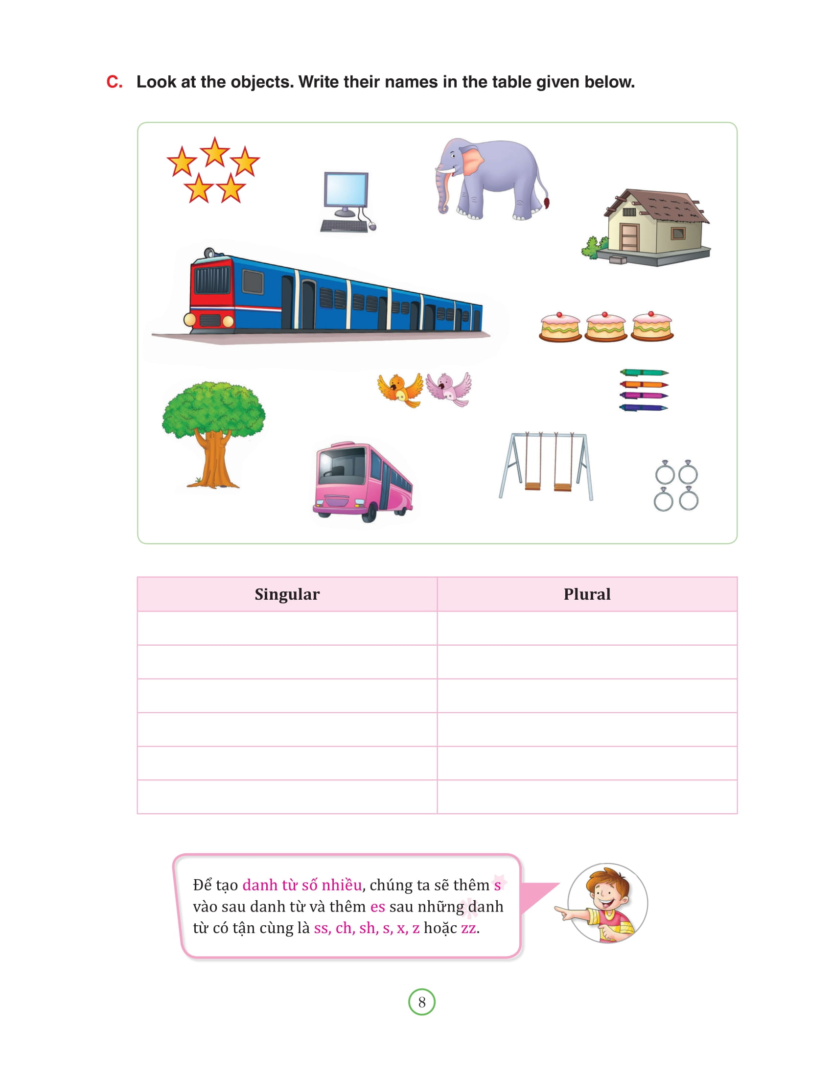 bài tập bổ trợ ngữ pháp tiếng anh - lớp 3 - Ảnh 6