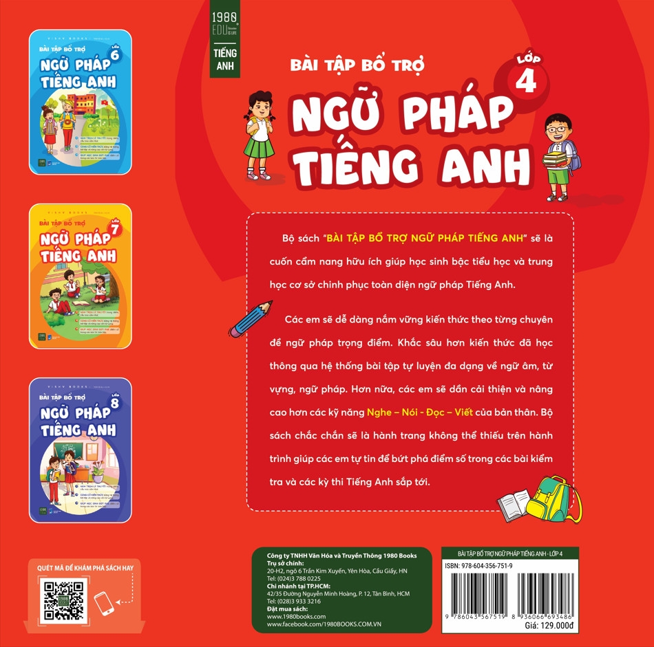 bài tập bổ trợ ngữ pháp tiếng anh - lớp 4 - Ảnh 2