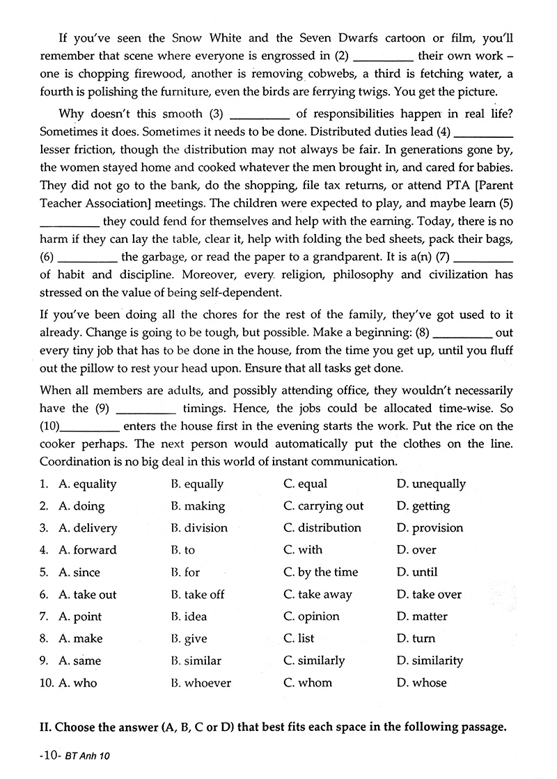 bài tập bỗ trợ & phát triển kĩ năng tiếng anh 10 - Ảnh 9