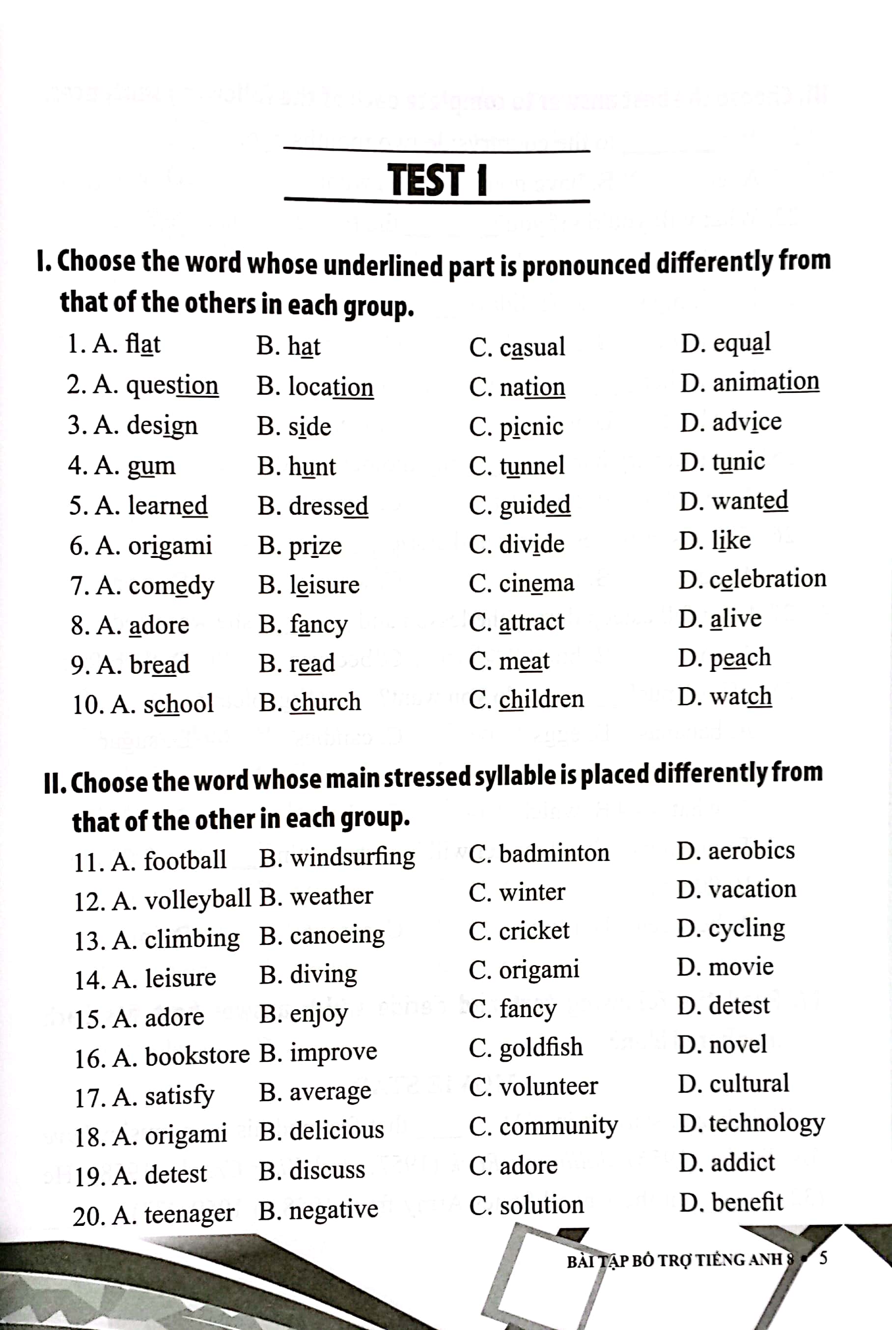 bài tập bổ trợ tiếng anh 8 (theo chương trình gdpt mới) - Ảnh 4