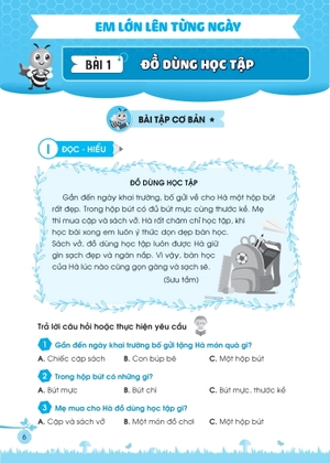 bài tập bổ trợ tiếng việt cơ bản và nâng cao lớp 2 - tập 1 - Ảnh 7