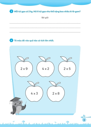 bài tập bổ trợ toán cơ bản và nâng cao lớp 2 - tập 2 - Ảnh 11