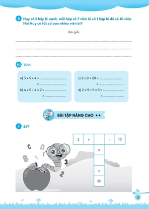 bài tập bổ trợ toán cơ bản và nâng cao lớp 2 - tập 2 - Ảnh 15