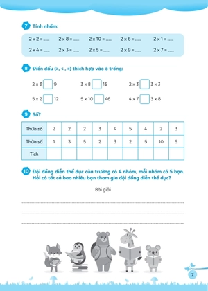 bài tập bổ trợ toán cơ bản và nâng cao lớp 2 - tập 2 - Ảnh 9