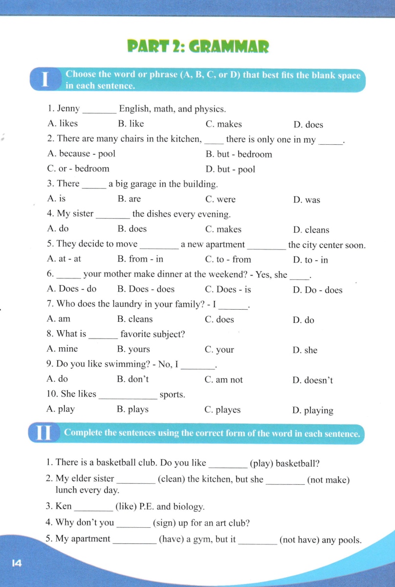 bài tập bổ trợ toàn diện tiếng anh 6 - Ảnh 10