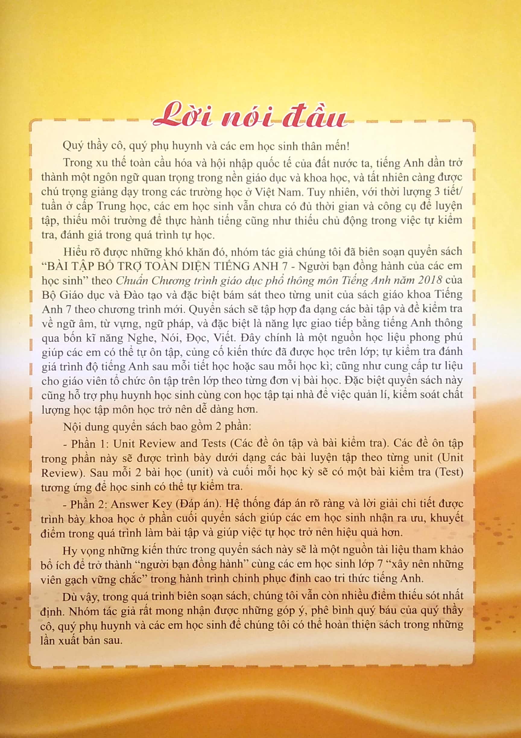 bài tập bỗ trợ toàn diện tiếng anh 7 (người bạn đồng hành của các em học sinh) - Ảnh 4