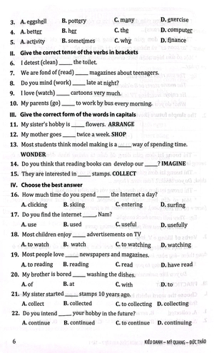 bài tập bổ trợ và phát triển năng lực môn tiếng anh lớp 7 - tập 1 - Ảnh 6