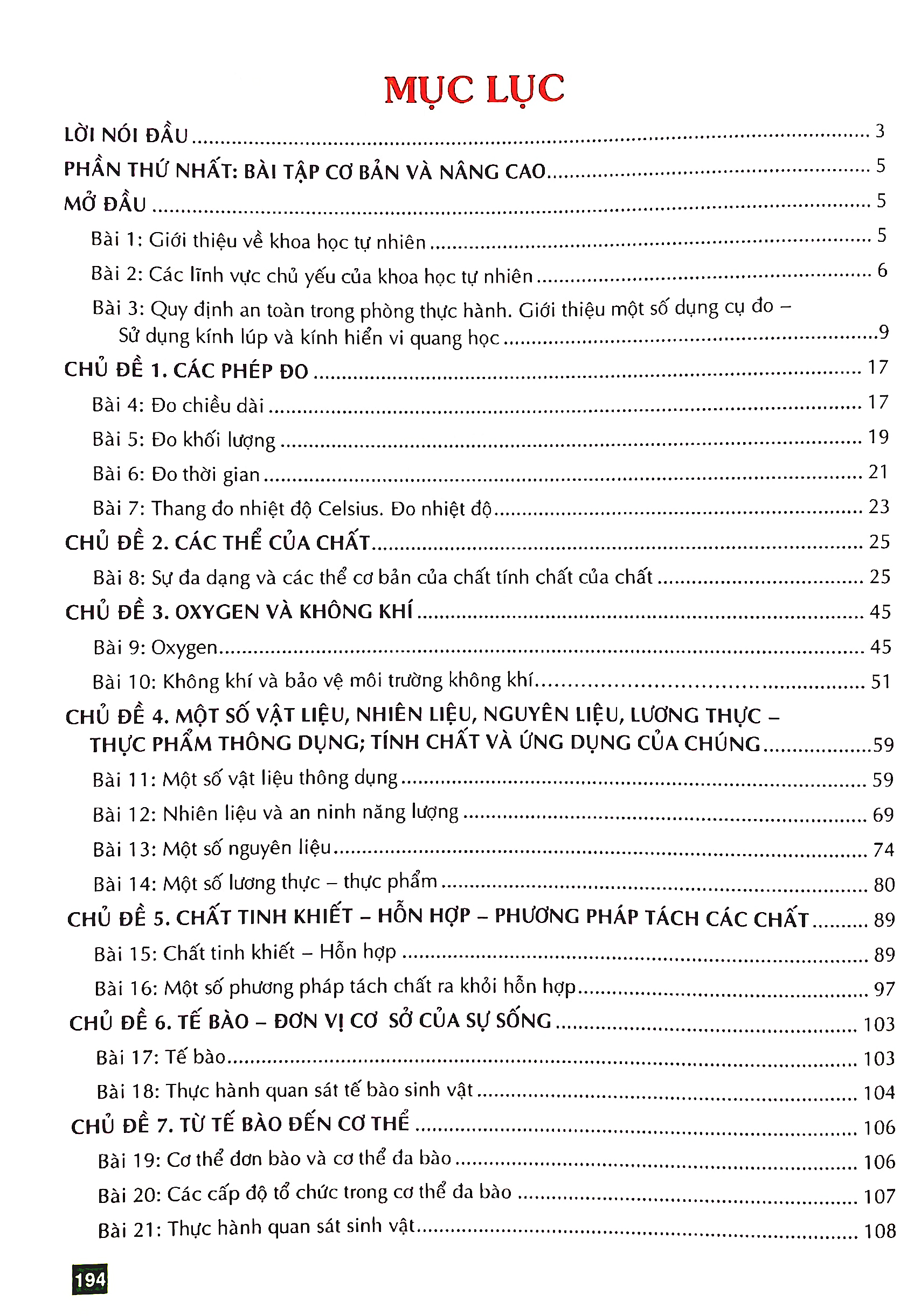 bài tập cơ bản và nâng cao khoa học tự nhiên 6 - Ảnh 4