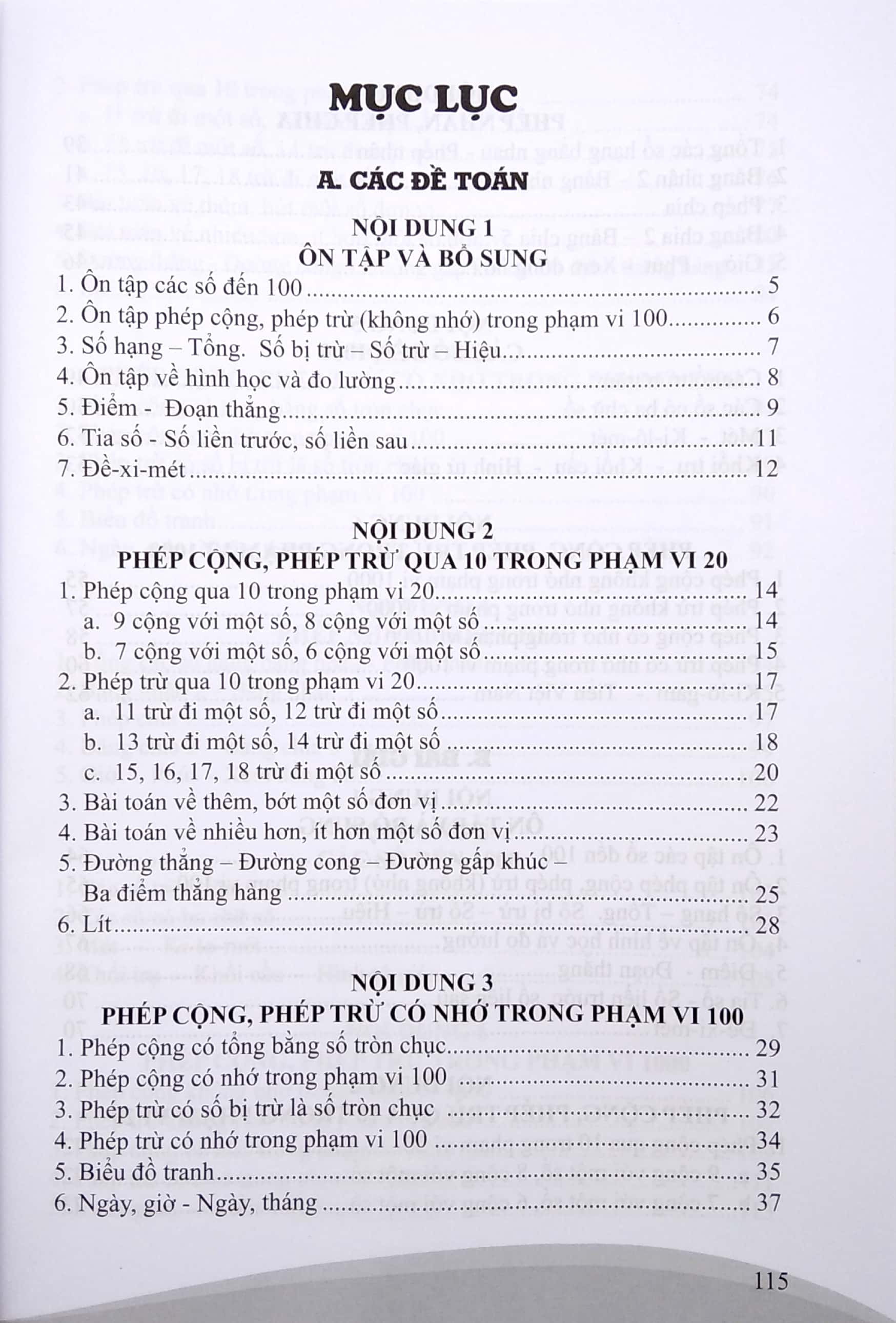 bài tập cơ bản và nâng cao toán lớp 2 (theo chương trình tiểu học mới) - Ảnh 3
