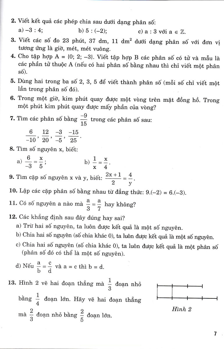 bài tập em học toán 6 - tập 2 - Ảnh 8