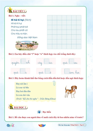 bài tập hằng ngày tiếng việt 2 - tập 2 (biên soạn theo chương trình sgk cánh diều) - Ảnh 7