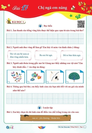 bài tập hằng ngày tiếng việt lớp 2 - tập 1 (cánh diều) - Ảnh 3