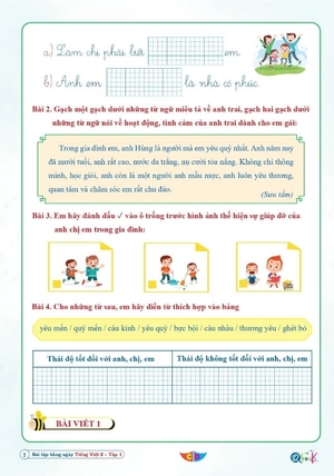 bài tập hằng ngày tiếng việt lớp 2 - tập 1 (cánh diều) - Ảnh 4