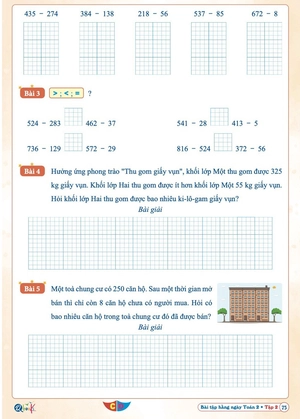 bài tập hằng ngày toán 2 - tập 2 (biên soạn theo chương trình sgk cánh diều) - Ảnh 8