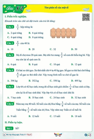 bài tập hằng ngày toán 4 - tập 2 (cánh diều) - Ảnh 6