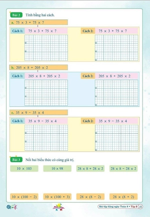 bài tập hằng ngày toán 4 - tập 2 (kết nối) - Ảnh 7