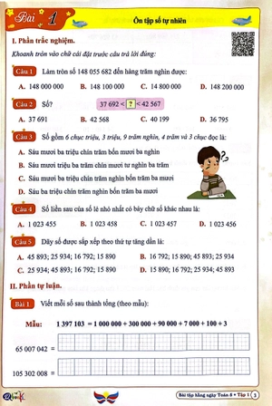 bài tập hằng ngày toán 5 - tập 1 (cánh diều) - Ảnh 4