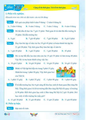 bài tập hằng ngày toán 5 - tập 2 (cánh diều) - Ảnh 8