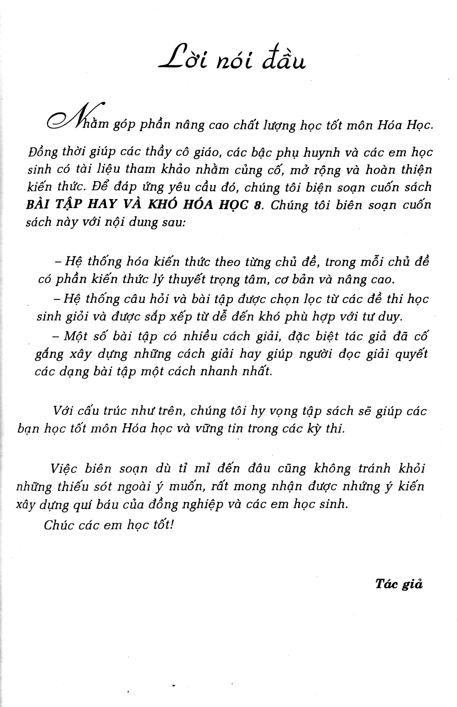 bài tập hay và khó hóa học 8 (biên soạn theo chương trình giáo dục phổ thông mới) (tái bản 2023) - Ảnh 4