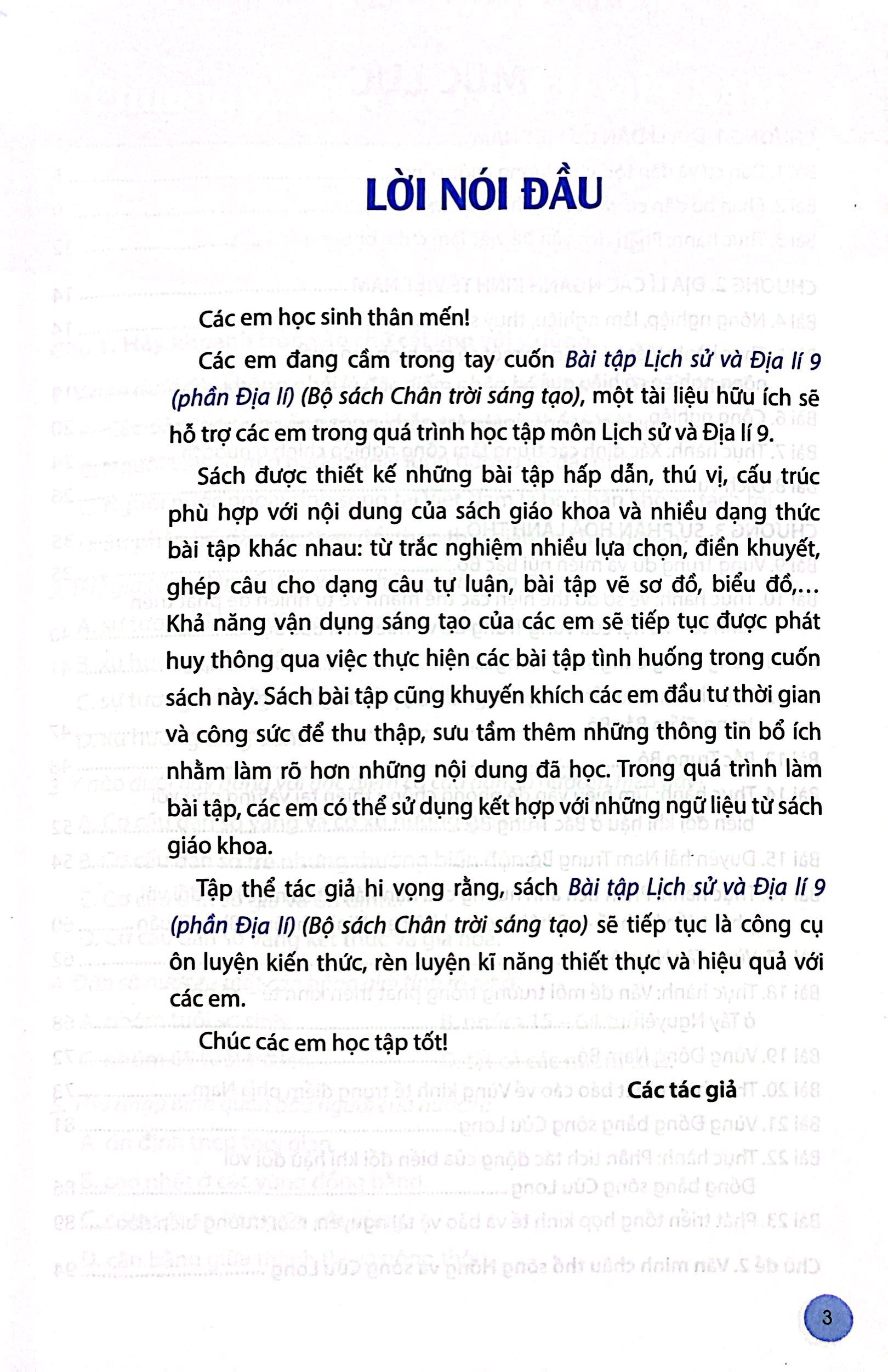 bài tập lịch sử và địa lí 9 - phần địa lí (chân trời) (chuẩn) - Ảnh 3