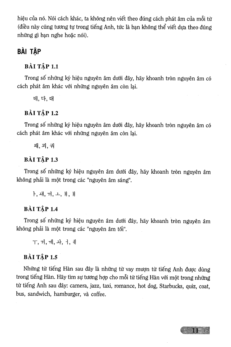 bài tập ngữ pháp tiếng hàn (trình độ căn bản) - Ảnh 13