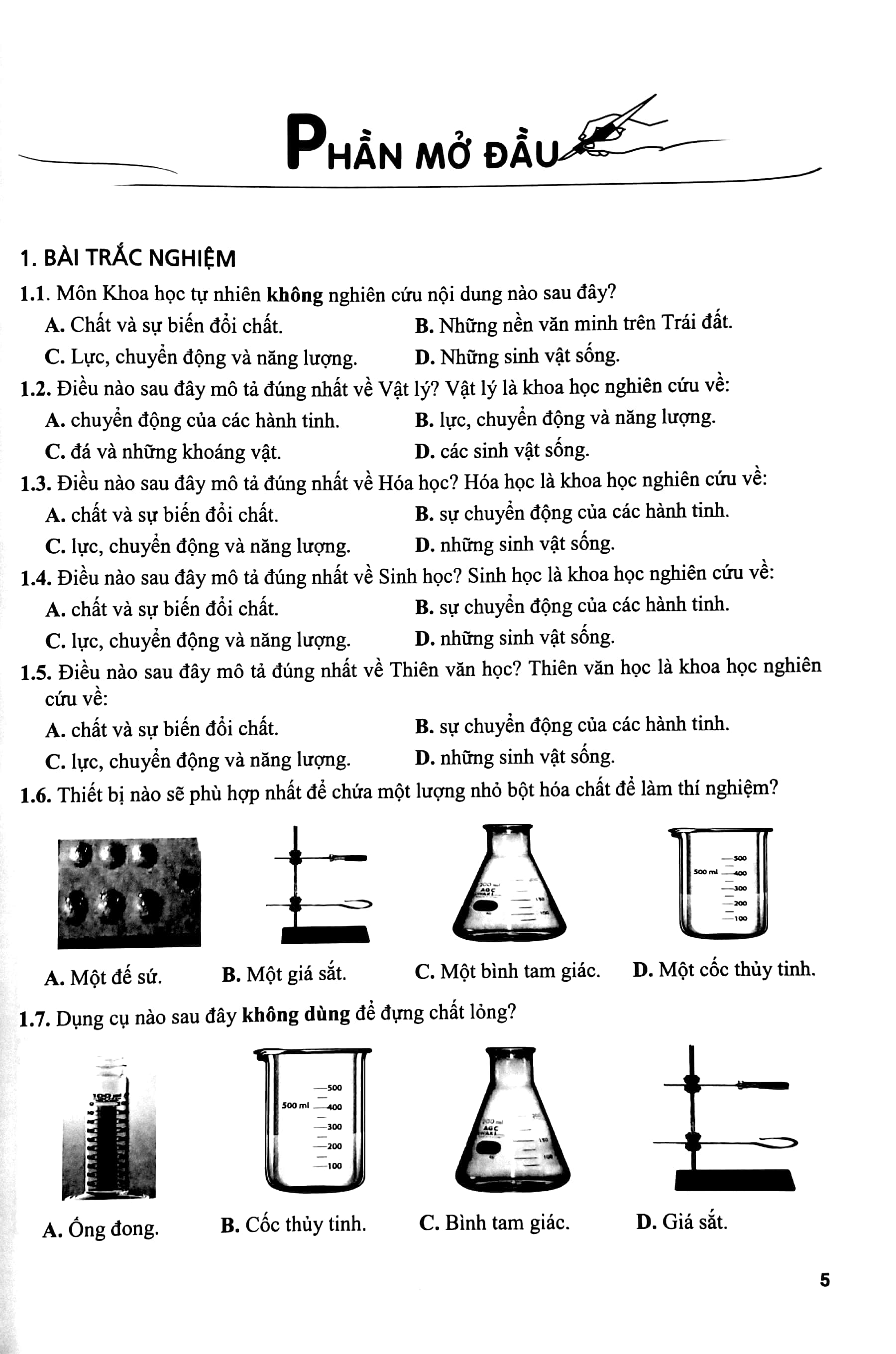 bài tập phát triển năng lực môn khoa học tự nhiên 6 - Ảnh 5