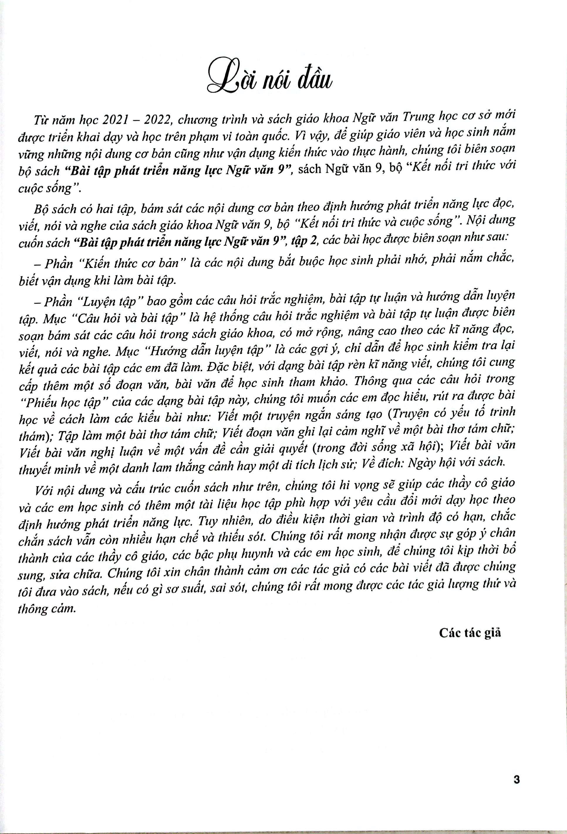 Bai Tap Phat Trien Nang Luc Ngu Van 9 - Tap 2 (Ket Noi) - Ảnh 3