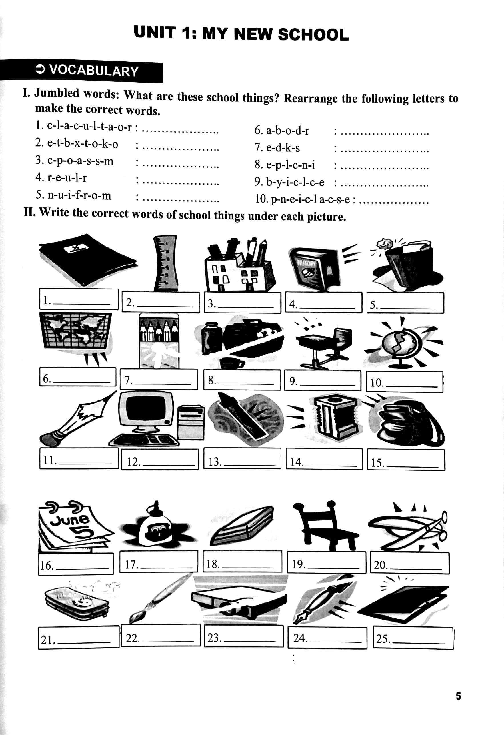bài tập phát triển năng lực tiếng anh 6 - global success - Ảnh 5