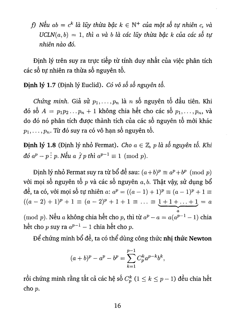 bài tập số học và đại số chọn lọc cho học sinh thcs (tái bản) - Ảnh 14