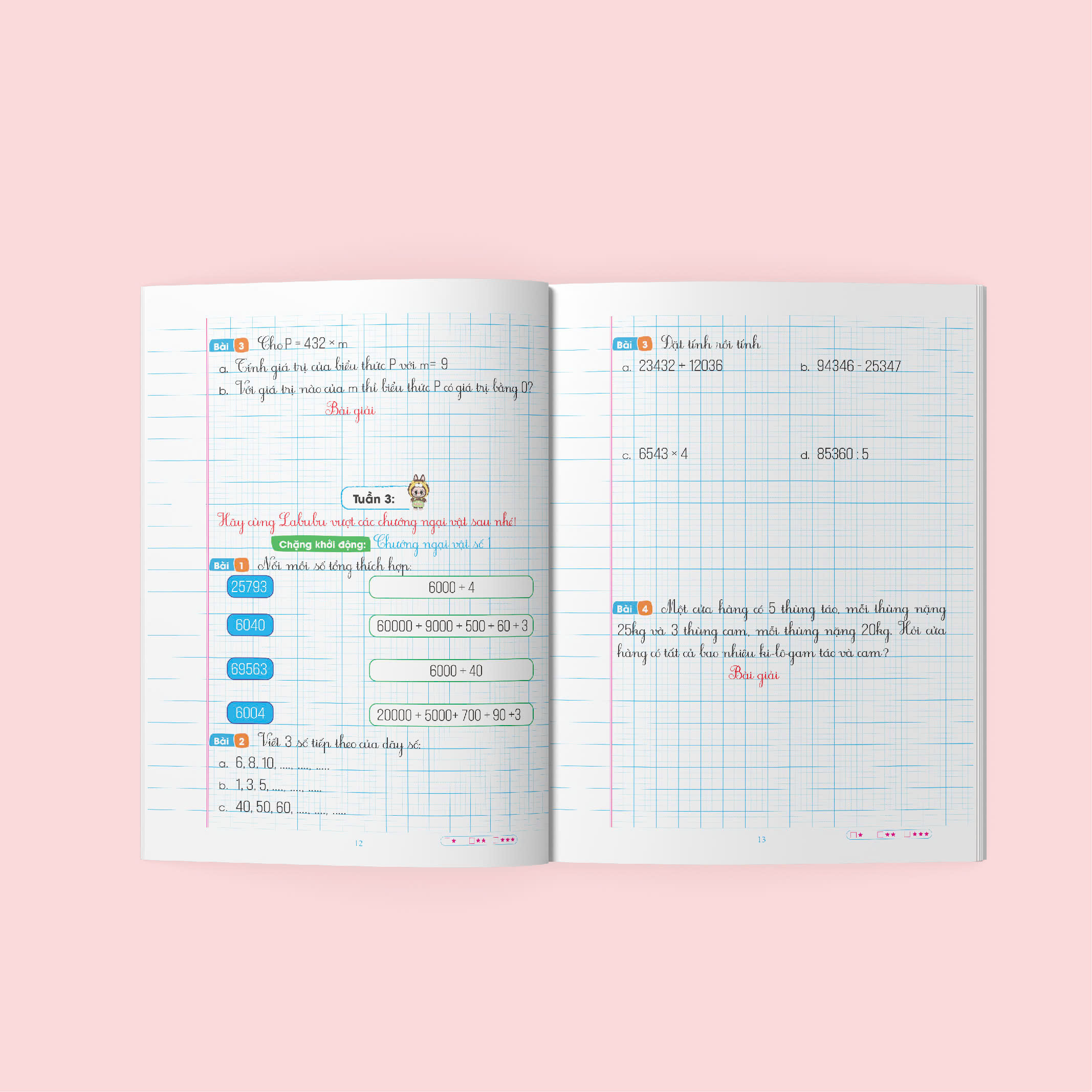 Bai Tap Tang Cuong Toan 4 - Hoc Ki 1 (Ket Noi) - Ảnh 3