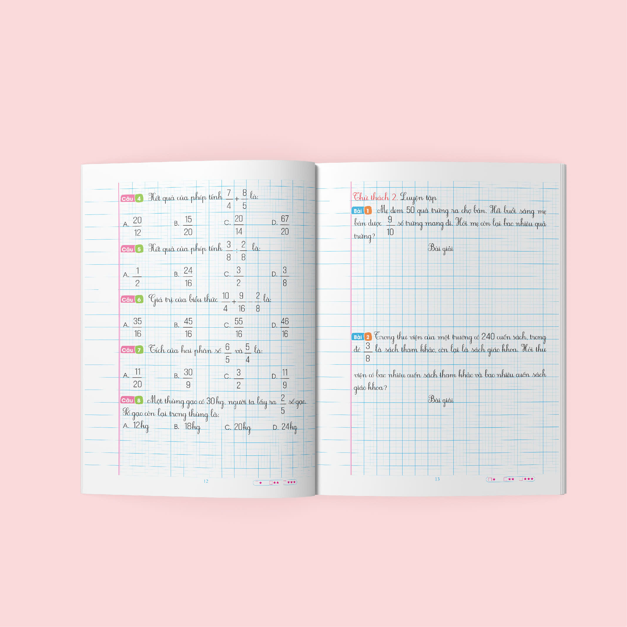 Bai Tap Tang Cuong Toan 5 - Hoc Ki 1 (Ket Noi) - Ảnh 4