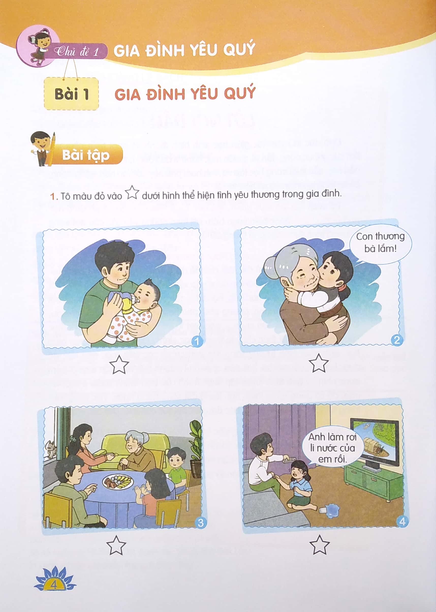 bài tập thực hành đạo đức lớp 1 (theo chương trình giáo dục phổ thông 2018) - Ảnh 5