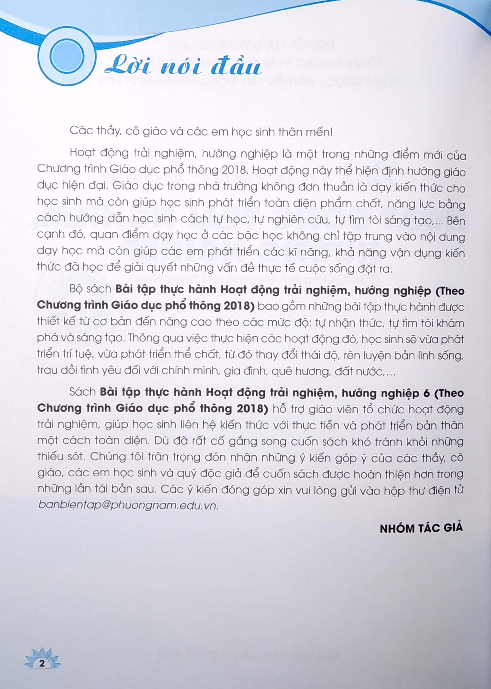 bài tập thực hành hoạt động trải nghiệm, hướng nghiệp lớp 6 (theo chương trình giáo dục phổ thông 2018) - Ảnh 4