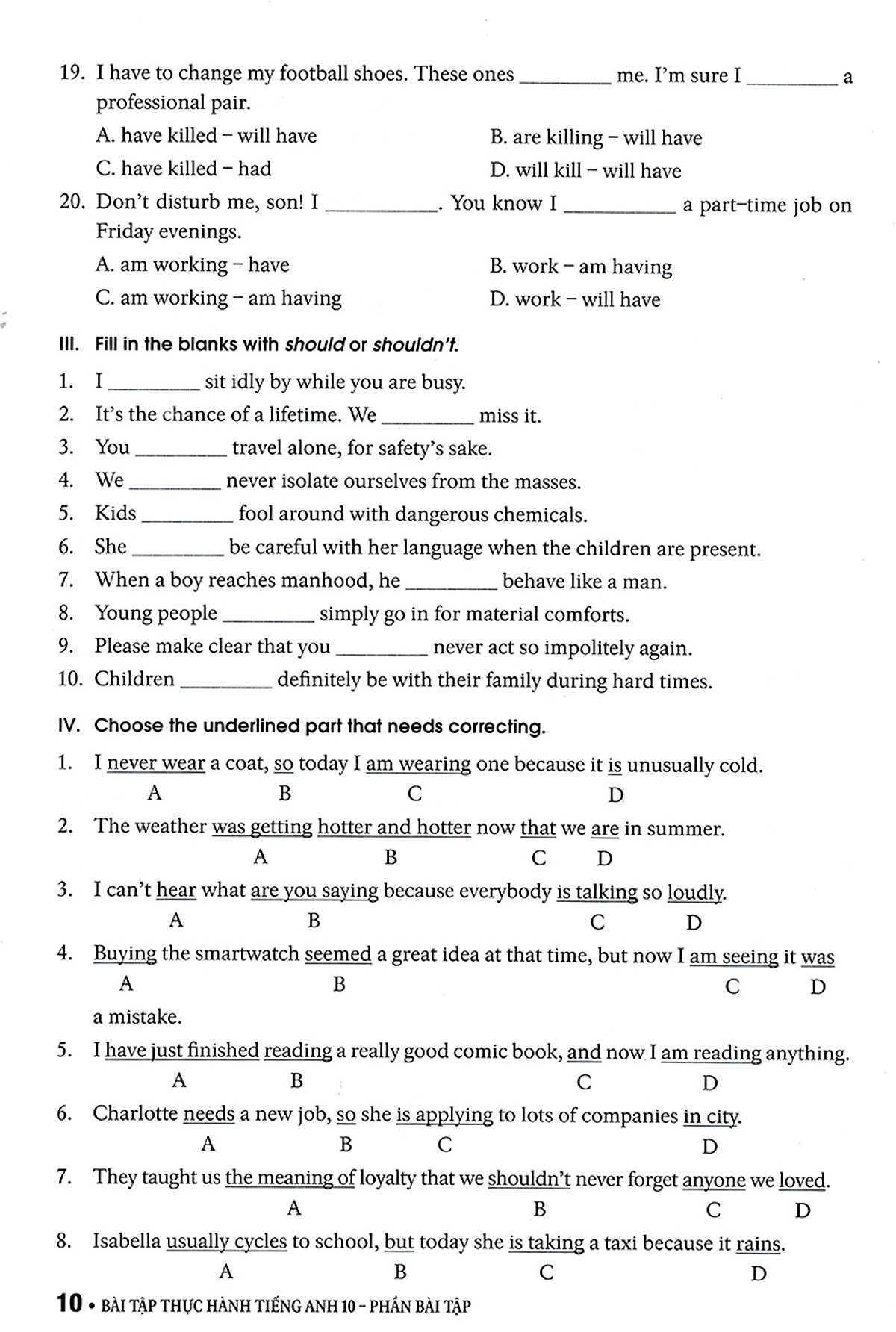 bài tập thực hành tiếng anh 10 - không đáp án (dùng kèm sgk tiếng anh 10 global success) - Ảnh 10