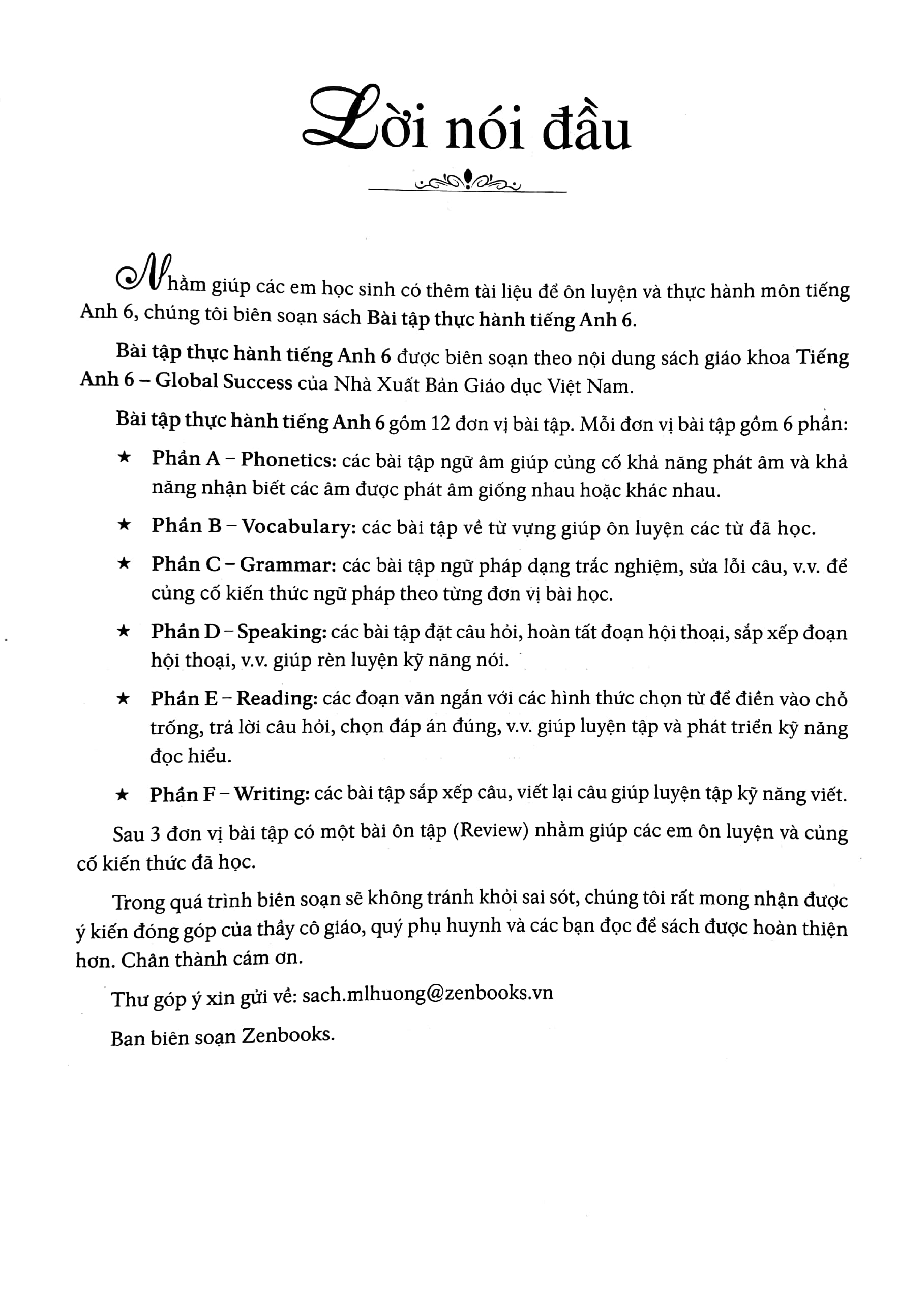 bài tập thực hành tiếng anh 6 (có đáp án) - dùng kèm sgk tiếng anh 6 global success (2022) - Ảnh 3
