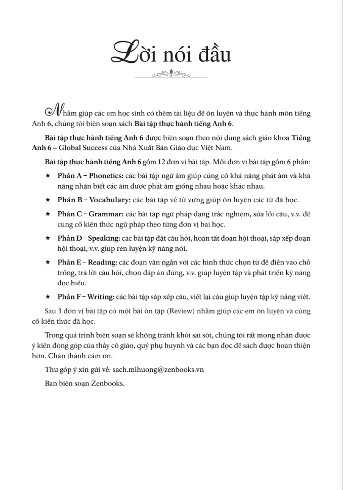 bài tập thực hành tiếng anh 6 (không đáp án) - dùng kèm sgk tiếng anh 6 global success (2022) - Ảnh 3