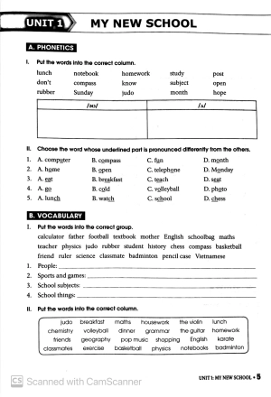 bài tập thực hành tiếng anh 6 theo chương trình mới của bộ giáo dục và đào tạo (không đáp án) - Ảnh 5