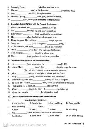 bài tập thực hành tiếng anh 6 theo chương trình mới của bộ giáo dục và đào tạo (không đáp án) - Ảnh 7