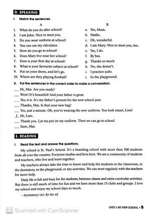 bài tập thực hành tiếng anh 6 theo chương trình mới của bộ giáo dục và đào tạo (không đáp án) - Ảnh 9