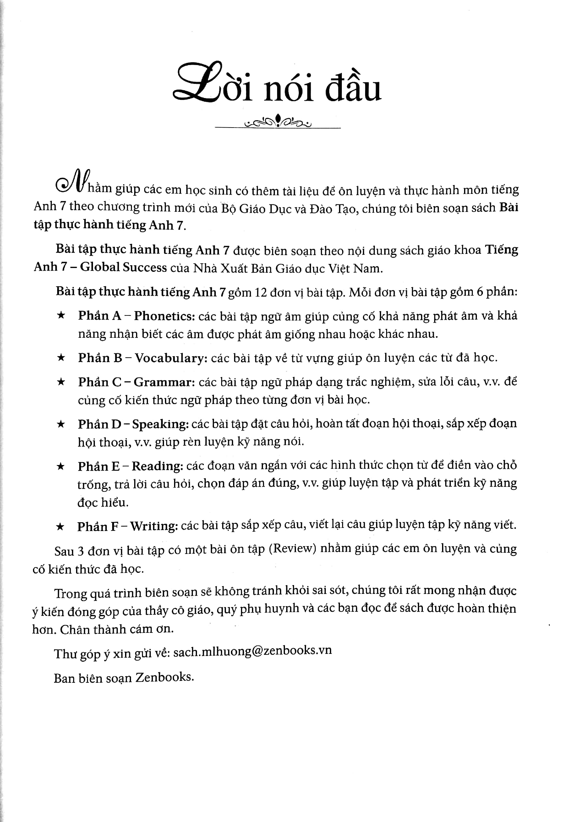 bài tập thực hành tiếng anh 7 (không đáp án) - dùng kèm sgk tiếng anh 7 global success (2022) - Ảnh 3