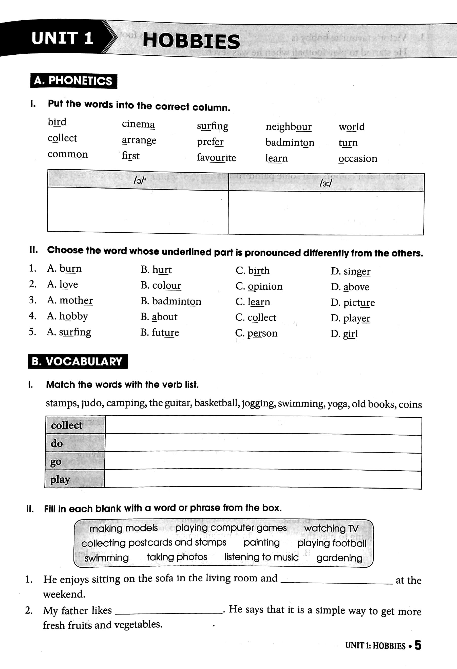 bài tập thực hành tiếng anh 7 (không đáp án) - dùng kèm sgk tiếng anh 7 global success (2022) - Ảnh 5