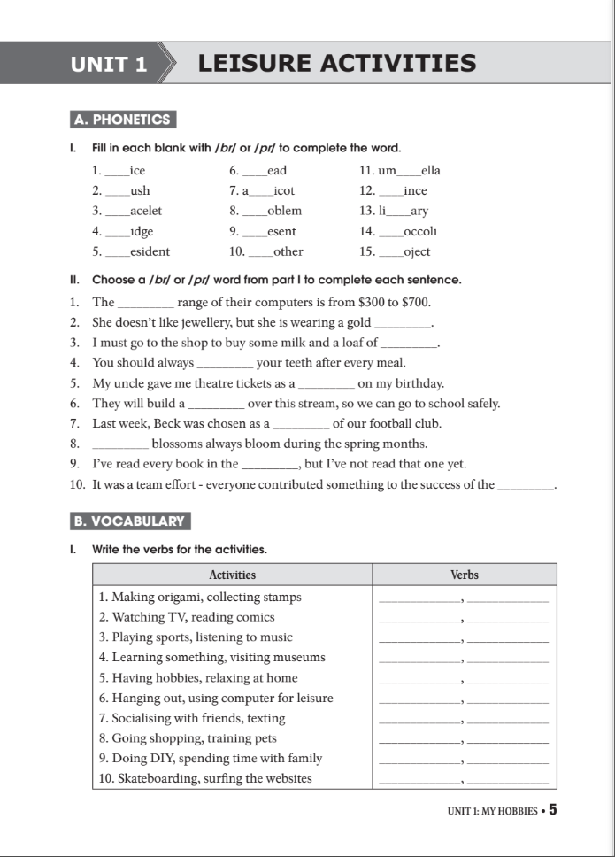 bài tập thực hành tiếng anh 8 theo chương trình mới của bộ giáo dục và đào tạo (không đáp án) - 2020 - Ảnh 5