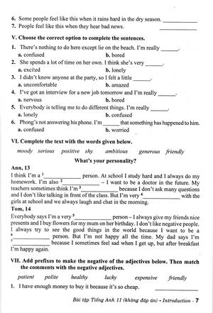 bài tập tiếng anh 11 - không đáp án (theo chương trình chân trời sáng tạo) - Ảnh 7