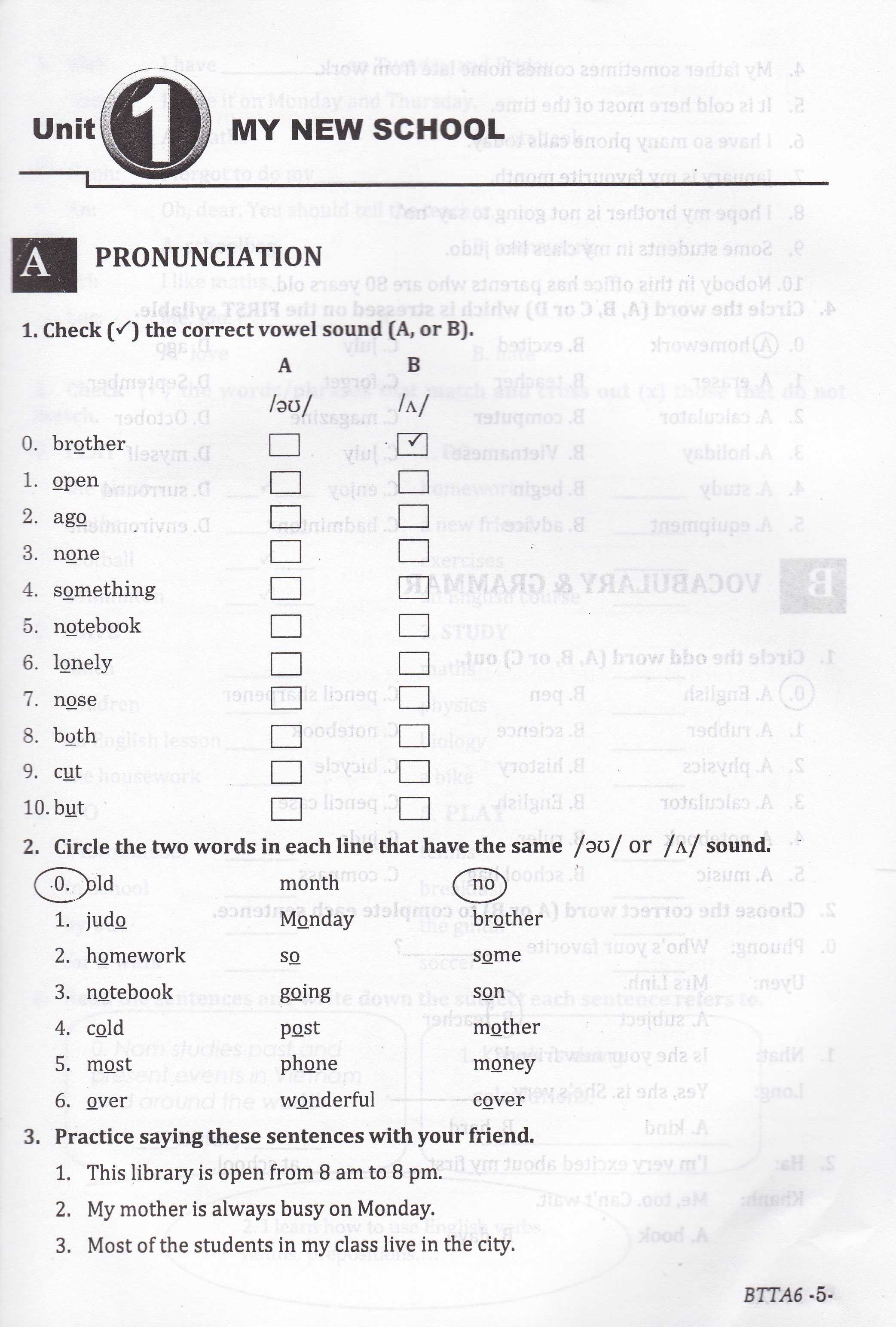 bài tập tiếng anh 6 (tập 1+2) - Ảnh 3