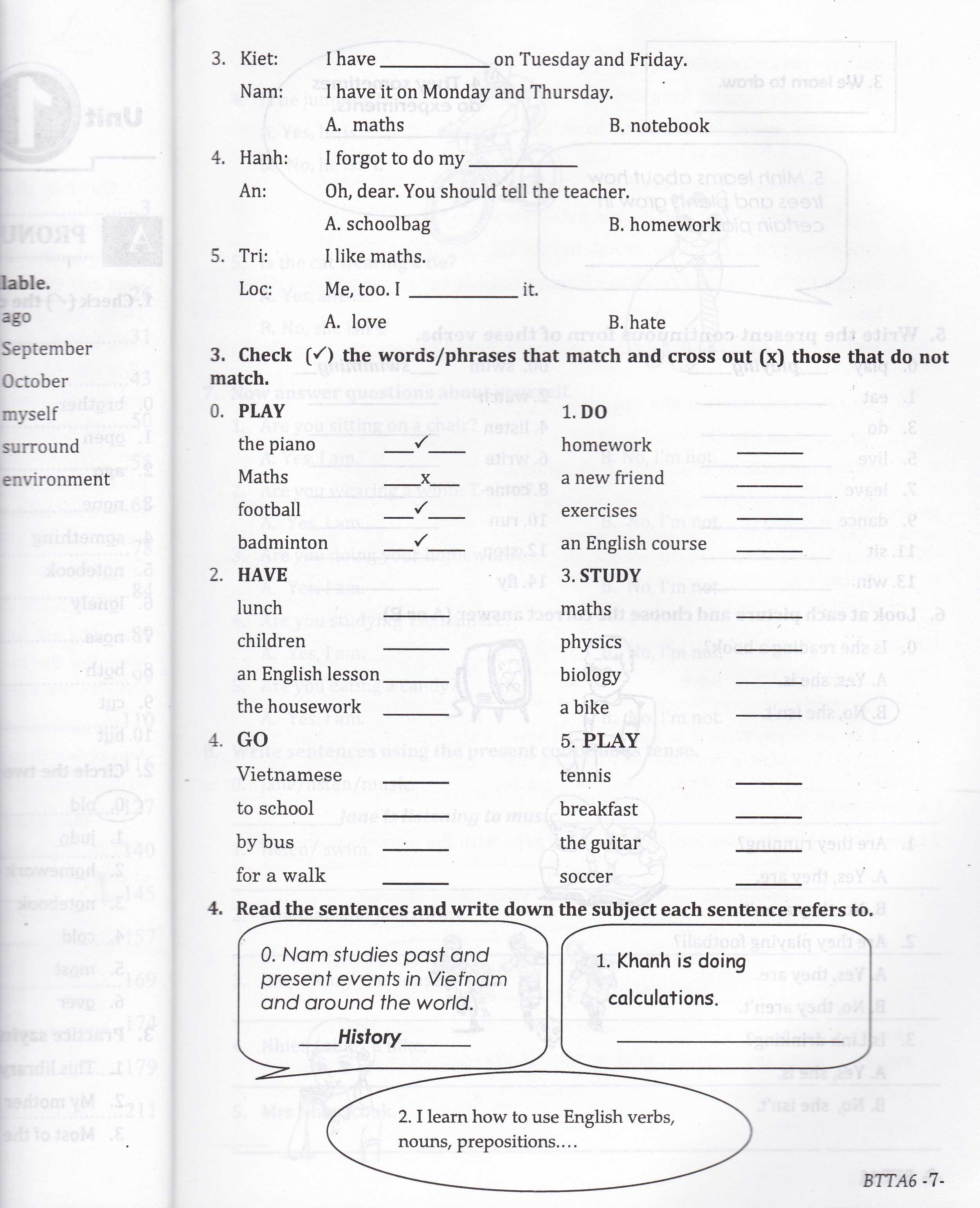 bài tập tiếng anh 6 (tập 1+2) - Ảnh 5