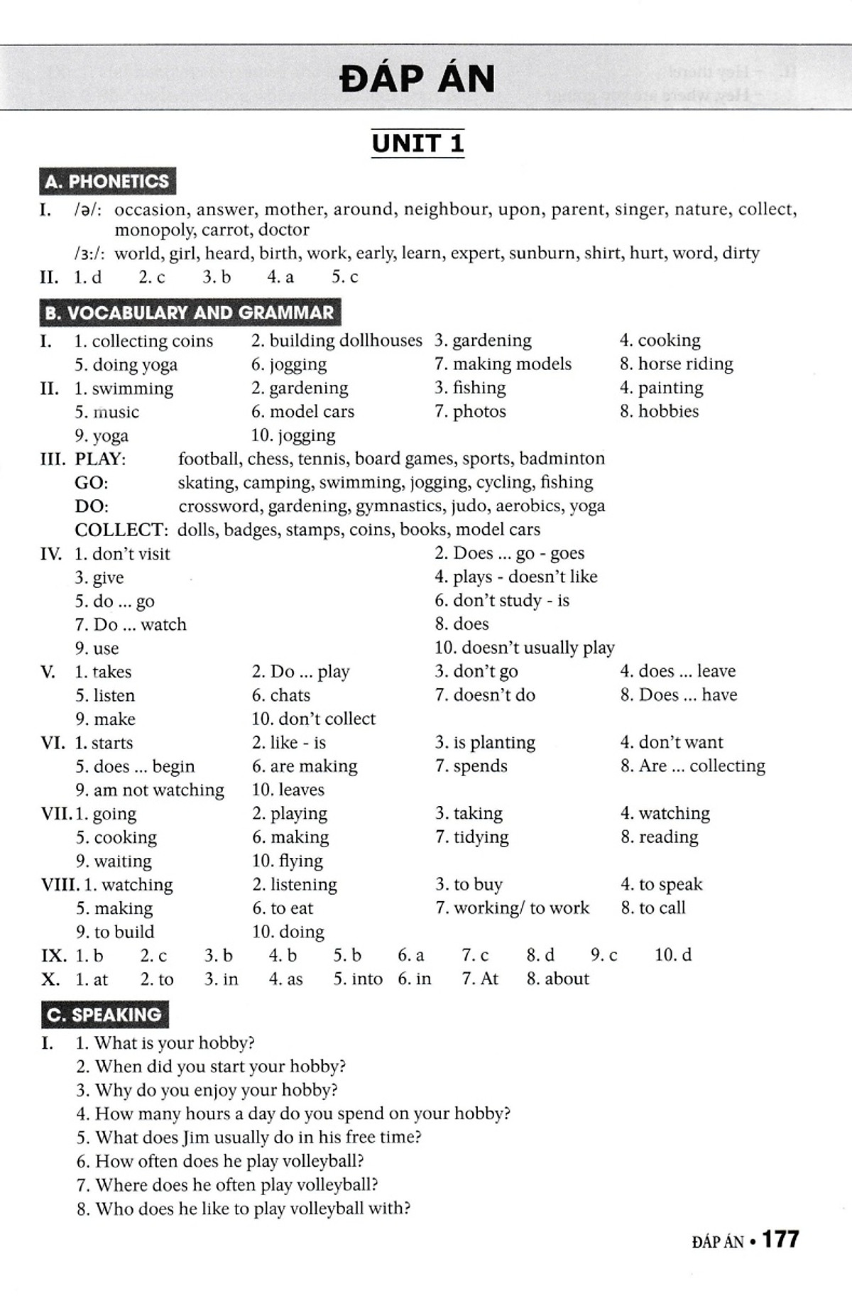 bài tập tiếng anh 7 - có đáp án (dùng kèm sgk tiếng anh 7 global success) - Ảnh 12