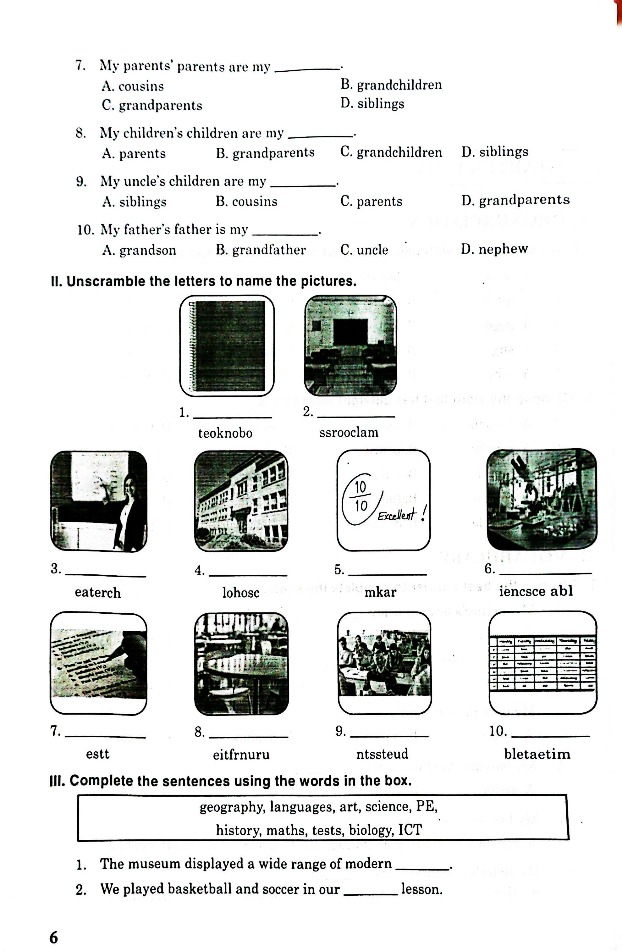 Bài Tập Tiếng Anh 7 (Friends Plus) - Ảnh 5
