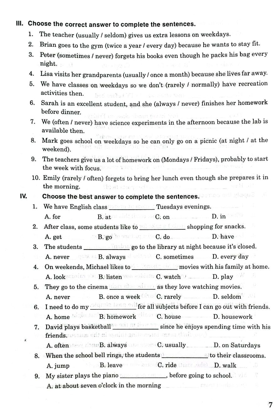 Bài Tập Tiếng Anh 8 (Friends Plus) - Ảnh 6