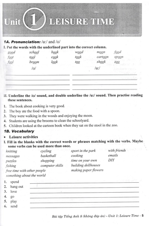bài tập tiếng anh 8 - không đáp án (biên soạn theo chương trình sgk kết nối tri thức với cuộc sống) - Ảnh 5