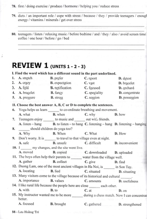 bài tập tiếng anh 8 - không đáp án (biên soạn theo chương trình sgk kết nối tri thức với cuộc sống) - Ảnh 9